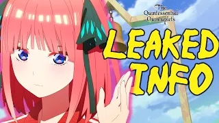 *LEAKED* Quintessential Quintuplets NEW ANIME PROJECT