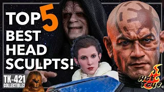 Top 5 GREATEST Head Sculpts By Hot Toys | Star Wars Edition!