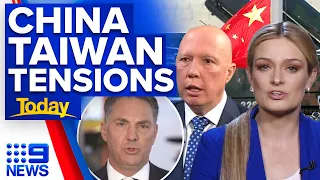 'Global rules-based order' vital to Australia amid China-Taiwan tensions | 9 News Australia