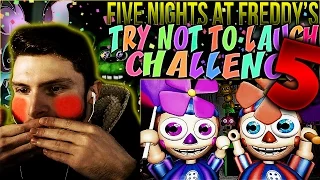 Vapor Reacts #243 | [FNAF SFM] FIVE NIGHTS AT FREDDY'S TRY NOT TO LAUGH CHALLENGE REACTION #5