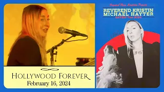 Reverend Kristin Michael Hayter @ Masonic Lodge at Hollywood Forever 02-16-2024 Full Set