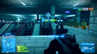 Battlefield 3 - Live Commentary - Conquest Operation Metro (BF3 Online Multiplayer Gameplay)