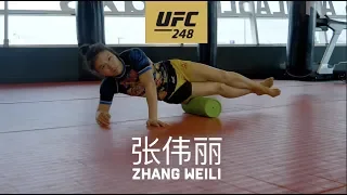 UFC248 - EXCLUSIVE ZHANG WEILI UFCpi TRAINING & INTERVIEW / 张伟丽