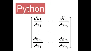 Providing Derivatives for Optimization (scipy.optimize, Python)