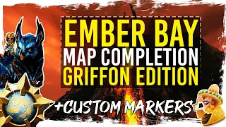 Guild Wars 2 - Ember Bay Map Completion with Custom Markers