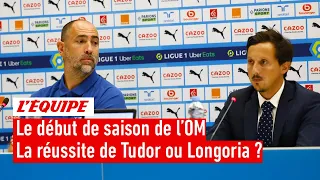 OM : Le début de saison canon en Ligue 1 est-il la réussite de Tudor ou Longoria ?