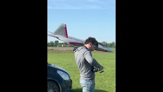 Freewing F-22 on 12S with thrust vectoring, hand launch