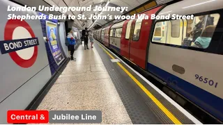 London Underground Journey: Shepherds Bush to St. John’s Wood Via Bond Street