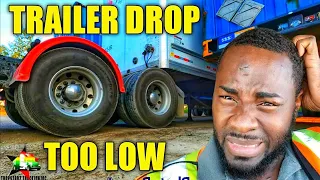 How To Hook A Drop Too Low Trailer. #tips  #troystarz