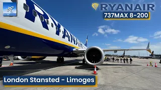 TRIP REPORT | Ryanair 737MAX 8-200 London Stansted (STN) to Limoges (LIG)