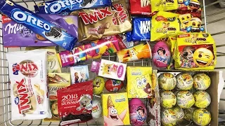 A Lot Of Candy 2018 NEW #39 ASMR / АСМР Закупка Киндер Сюрпризы Скуби-Ду, Очень много конфет