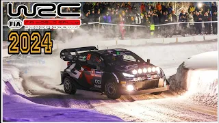 Final Day Highlights - WRC Rally Sweden 2024, jumps and stunts