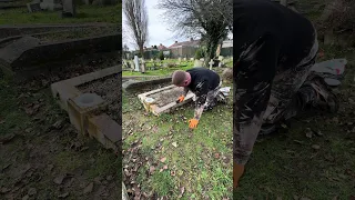 The grave cleaner #thegravecleaner #cleaning #asmr
