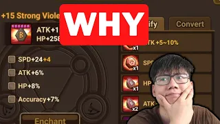 I AM BAFFLED ON WHAT THIS ACCOUNT OWNER IS DOING - Summoners War