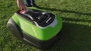 Greenworks Optimow – настройка робота-газонокосилки