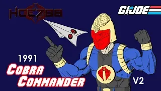 HCC788 - 1991 COBRA COMMANDER v4 - Vintage G.I. Joe toy review!