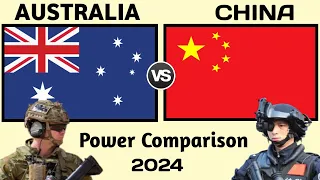 Australia vs China Military Power Comparison 2024 | China vs Australia military power 2024