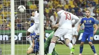 Wayne Rooney Goal (1-0) - England vs Ukraine - EURO 2012