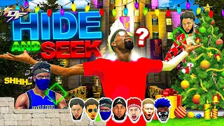 DF PLAYS NEW HIDE & SEEK GAME MODE IN NBA 2K22! 100 IQ HIDING SPOT! GLITCHED ON TOP OF CITY SPOT!?