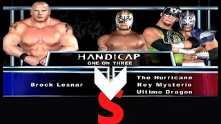 Revenge of the Masked Cruiserweights! | 3 on 1 Handicap Match | SmackDown! Difficulty