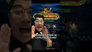 MENSAJE FINAL en la película de FNAF (ESCENA POST CRÉDITOS)