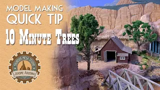 Model Making Quick Tip | 10 Minute Trees