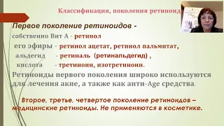 Ретиноиды - классификация, формы ретиноидов, стабильность. Вебинар 16 апреля.