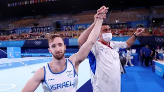Gymnast Artem Dolgopyat won Israel's first gold medal in floor exercise at Tokyo and its second-ever