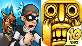 Robbery Bob vs Temple Run Gameplay Android,ios Part 5