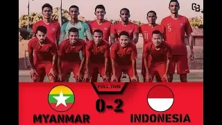 Timnas INDONESIA vs MYANMAR 2-0| Full Highlights Friendly Match 25 maret 2019