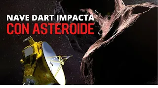 El impacto de la sonda DART contra el asteroide Dimorfo #short #impactoasteroide