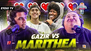 ASÍ REACCIONAMOS A GAZIR vs MARITHEA! - Final de Red Bull Batalla: 5 Vidas - EYOU TV