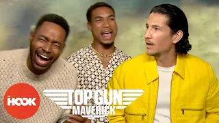 Top Gun Cast On That Football Scene With Tom Cruise | @TheHookOfficial