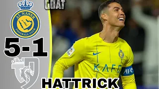 Cristiano Ronaldo Hattrick Al Nassr vs Al Tai 5-1 Highlights All Goals