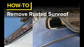 My RSX Sunroof is Rusted - How To Remove the Sunroof Glass on my Acura RSX Type S