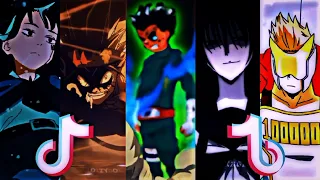 Anime badass moment🥶 Tiktok compilation part 34