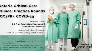 COVID-19 Respiratory Management Q & A