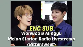 [ENG SUB/CC] 210528 SEVENTEEN - Wonwoo & Mingyu「Bittersweet」radio livestream @ Melon Station