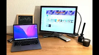 How to connect a VGA or HDMI second monitor to a Type-C MacBook Air Pro M1 (2022)