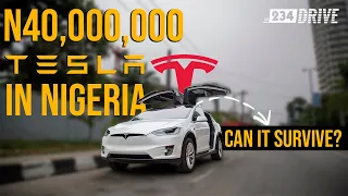 We drove the First Tesla Model X in Nigeria! Does the Tesla Electric Car Work in Nigeria? Find Out!