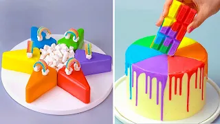 Most Beautiful Colorful Cake Decorating Ideas | Quick & Easy Chocolate Cake Decorating Tutorials