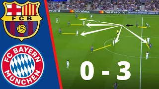 Barcelona vs Bayern Munich Tactical Analysis - How Bayern Stopped Barca Having a Shot On Target