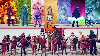 ELEMENT SENSEI VS  SECRET FACTION | Totally Accurate Battle Simulator TABS