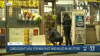 Candlelight vigil held for man shot and killed in his Ogden store