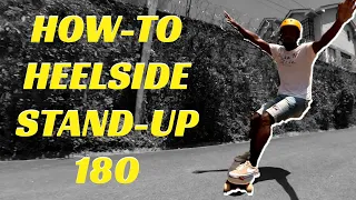 How to Heelside/Frontside stand-up 180 slide