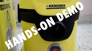 Karcher WD3/MV3 1000-Watt Wet and Dry Vacuum Cleaner - Demo