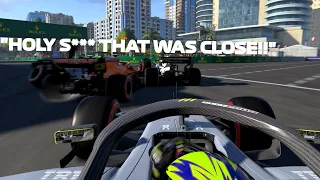 HUGE TURN 1 COLLISION!!! THE KING OF BAKU??? - F1 2021 MY TEAM Part 118