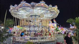A Colorful 🎨 Walk Through The Midway [Florida State Fair] 2023 | 4K HDR