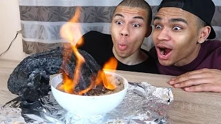 EXPERIMENT - SCHWARZE FEUER SCHLANGE !!! | Kelvin und Marvin