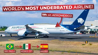 FLIGHT REVIEW | Economy Class on Aeromexico's Boeing 787-9 from São Paulo via MEX to Madrid!